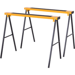 Set 2 Pezzi Cavalletti da Lavoro Pieghevoli e Portatili, Max. 250kg - Durhand