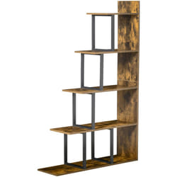 Libreria Stile Vintage/Industriale in Truciolato 102x30x160cm - Homcom