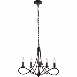 Descrizione: Questo lampadario è perfetto per arredare la tua casa in stile country! Costruito con una struttura in acciaio i ...
