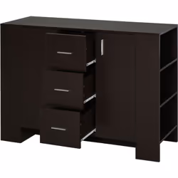 Descrizione: Cerchi una credenza dal design moderno? Ecco qui la soluzione che fa per te! Costruita con pannelli truciolari d ...
