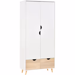 Descrizione: Dimensioni compatte, ma un grande stile. Ecco l'armadio perfetto per la camera da letto, il dormitorio o la came ...