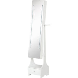 Homcom - Armadio Portagioie con Luci led Regolabili con Interruttore Touch