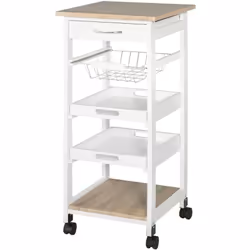 Descrizione: Compatto, elegante e resistente. Ecco il carrello da cucina perfetto anche per le cucine più piccoline! Ha un ca ...