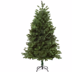 Descrizione: Porta a casa questo albero di Natale artificiale HOMCOM e trascorri le feste senza preoccuparti di pulire contin ...