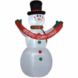 Descrizione: Create un ricordo indimenticabile per la vostra famiglia grazie a questo pupazzo di neve gonfiabile HOMCOM che t ...