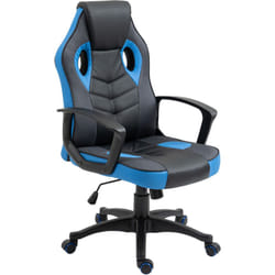 Vinsetto - Sedia da Gaming Poltrona da Ufficio Girevole con Rotelle in Similpelle