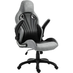 Vinsetto Sedia da Ufficio Poltrona Gaming Girevole Ergonomica Altezza Regolabile