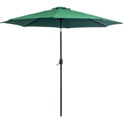 Outsunny - Ombrellone da Giardino 3x2.5 m in Metallo e Poliestere Verde