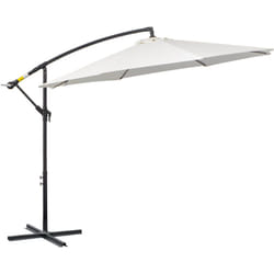 Ombrellone da Esterni con Manovella 3x2.5m color Crema - Outsunny