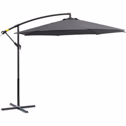 Descrizione: Questo ombrellone da giardino a braccio Outsunny è il complemento ideale per il tuo arredamento esterno. Prepara ...