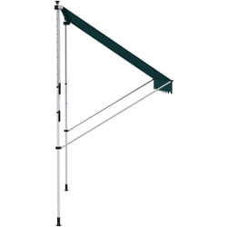Tenda da Sole 2x1.5m con Telaio Telescopico e Manovella, Verde - Outsunny