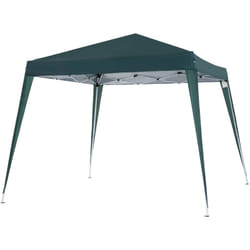 Gazebo Pieghevole da Giardino 3x3m Acciaio e Poliestere Verde - Outsunny