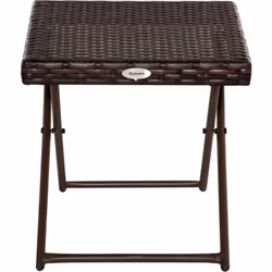 Descrizione: Il tavolino pieghevole Outsunny è l'arredo elegante e pratico che non può mancare in casa e in giardino. Questo  ...
