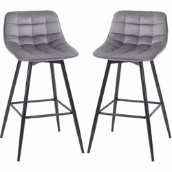 Descrizione: Porta un tocco di novità nei tuoi spazi domestici con questo set di sgabelli imbottiti HOMCOM, l'ideale per ravv ...