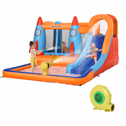Descrizione: Con il castello gonfiabile Outsunny farai divertire i tuoi bambini per molte ore! Grazie alle diverse zone di gi ...