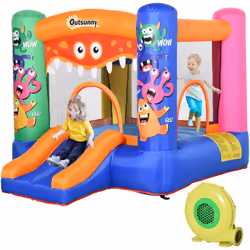 Descrizione: Qual è quel gioco che proprio non può mancare nel tuo giardino, in estate? Questo gonfiabile gigante Outsunny! R ...