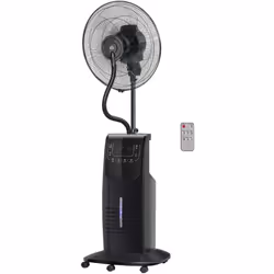 Descrizione: Rimani al fresco durante le giornate estive con il ventilatore nebulizzatore HOMCOM. È dotato di 3 velocità e di ...