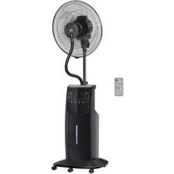 Homcom - Ventilatore Nebulizzatore ad Acqua con Telecomando 3 Velocità 3 Funzioni