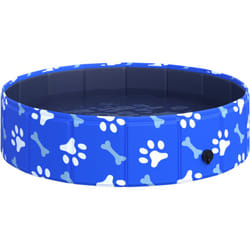 Pawhut - Piscina Rigida per Cani Taglia Piccola 25kg in Plastica
