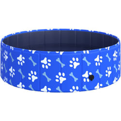Pawhut - Piscina Rigida per Cani Taglia Piccola 35kg in Plastica