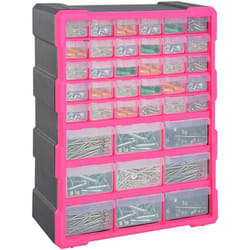 Cassettiera Portaminuterie in Plastica con 39 Cassetti Trasparenti - Durhand