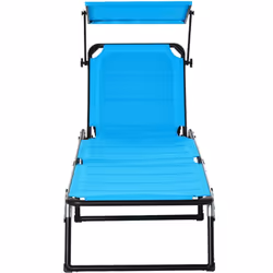Descrizione: La sdraio basculante Outsunny è la soluzione perfetta per chi vuole un comodo lettino prendisole da riporre in p ...