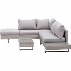 Descrizione: Crea un'oasi di relax con questi divani da esterno Outsunny. Componibili e resistenti, danno al tuo ambiente l'a ...