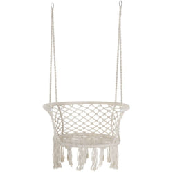 Amaca da Giardino Boho Chic Sedia Sospesa per Interni Esterni - Outsunny
