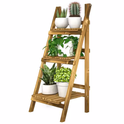 Descrizione: Questo scaffale porta piante a 3 livelli è il posto perfetto per disporre le tue piante. Costruito in legno di a ...