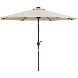 Ombrellone da Giardino Φ270 x 245Acm con Apertura - Outsunny