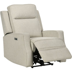 Homcom - Poltrona Reclinabile Relax Elettrica con usb per Soggiorno Beige