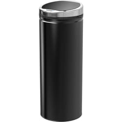 Pattumiera Automatica Sensore Infrarossi da 50L in Acciaio Inox Nero - Homcom