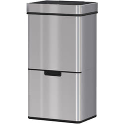 Pattumiera Automatica 72L Sensore Infrarossi e 3 Scomparti 42x30x81cm - Homcom