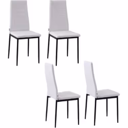Descrizione: Ravviva l'arredamento della tua casa e preparati a stupire i tuoi ospiti con questo elegante set di sedie da sal ...