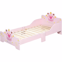 Descrizione: Porta un tocco glam alla cameretta con questo letto per bambini HOMCOM. Ha una robusta struttura in legno con bo ...