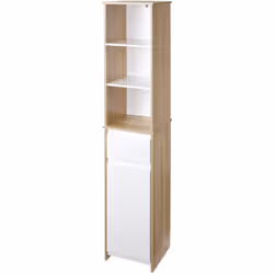 Descrizione: Massimizza lo spazio e riduci il disordino con questo scaffale per il bagno Kleankin. Progettato per sfruttare a ...