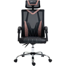 Vinsetto - Sedia Ergonomica da Ufficio Inclinabile Supporto Cervicale e Lombare
