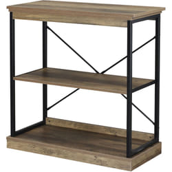 Scaffale Libreria in Stile Industriale Mobile Multiuso in Legno Marrone - Homcom