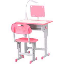 Descrizione: Il set con banco scuola e sedia per bambini HOMCOM è la scelta ideale per fare i compiti e studiare nella manier ...