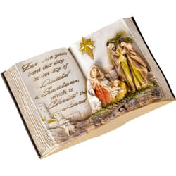 Homcom - Presepe di Natale Natività con Statuine Decorazione Natalizia in Resina
