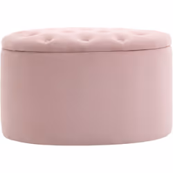 Descrizione: Con la sua elegante forma ovale questo pouf poggiapiedi HOMCOM porta un tocco di stile in ogni ambiente. È rives ...
