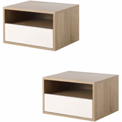 Descrizione: Questo set di due comodini HOMCOM ti offrirà lo spazio necessario per riporre pigiami, biancheria e calzini. Il ...