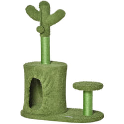 Albero Tiragraffi per Gatti Adulti e Gattini a Forma di Cactus - Pawhut