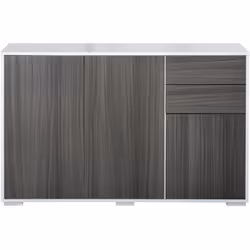 Descrizione: Porta lo stile moderno ed elegante di questo mobiletto basso HOMCOM a casa tua. È un mobile multiuso perfetto pe ...
