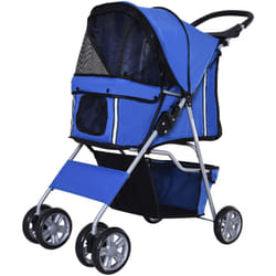 Pawhut - Passeggino per Cani Pieghevole Carrello per Animali Domestici