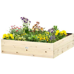 Outsunny - Letto per Orto Rialzat Fioriera da Giardino per Piante