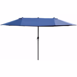 Descrizione: L'ombrellone da giardino doppio di Outsunny è il tuo alleato perfetto per creare un'ampia zona d'ombra nei tuoi  ...