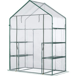 Outsunny - Serra da Giardino in pe Impermeabile e Anti uv Verde