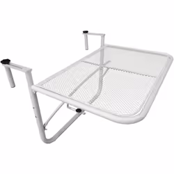 Descrizione: Siediti nel tuo balcone e goditi un caffè con questo elegante tavolino da ringhiera pieghevole Outsunny! La solu ...