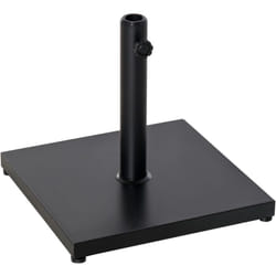Outsunny - Base per Ombrellone Quadrata Basamento per Pali Ø3/3.5/3.8 cm